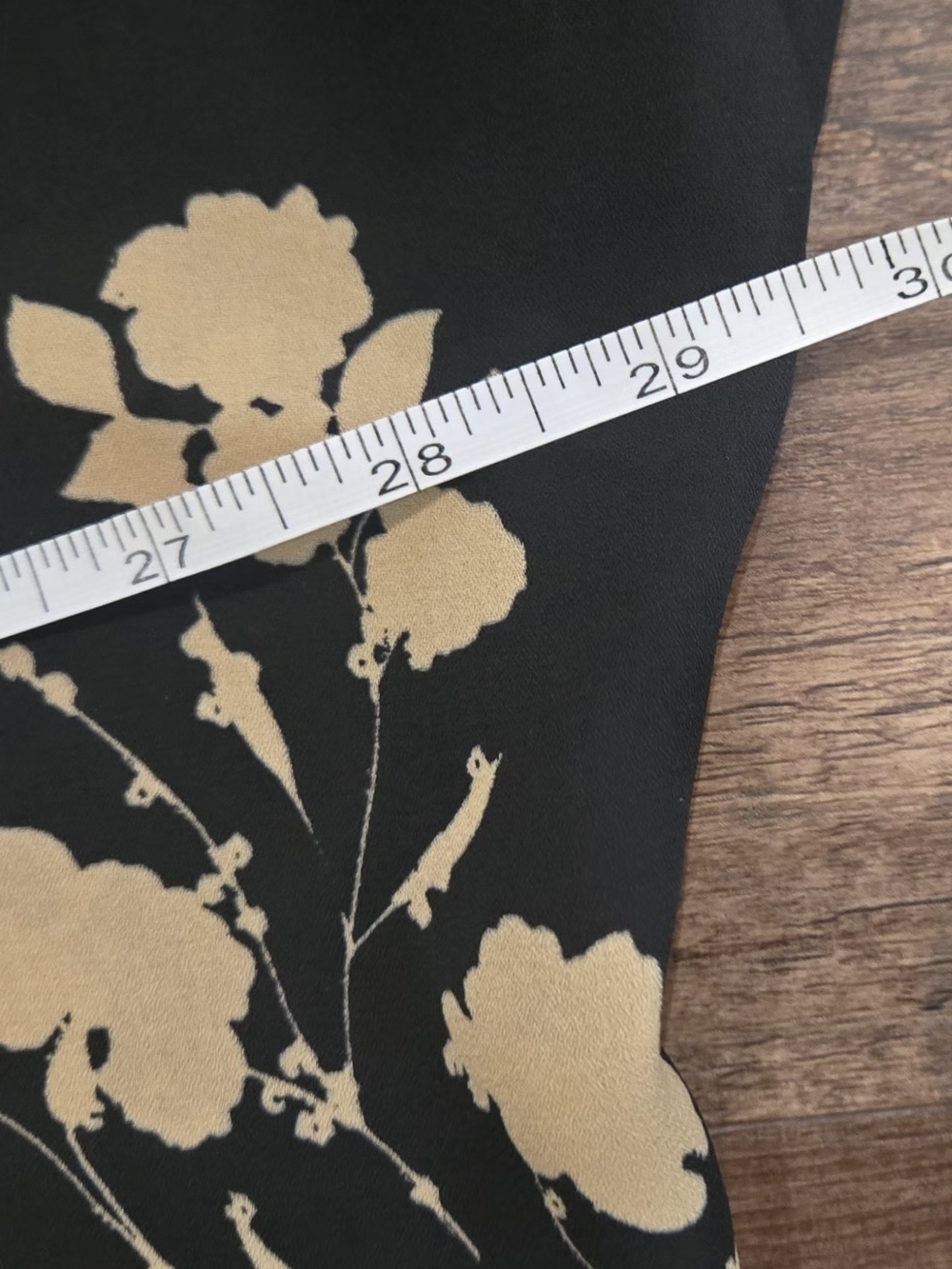 Rose & Olive Black Floral V-Neck Kimono Top - Picture 4 of 4